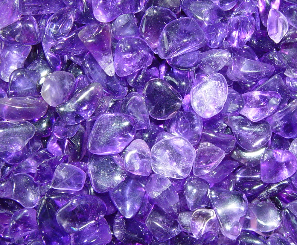 Amethyst 1A - Kristallstab C-Füllung