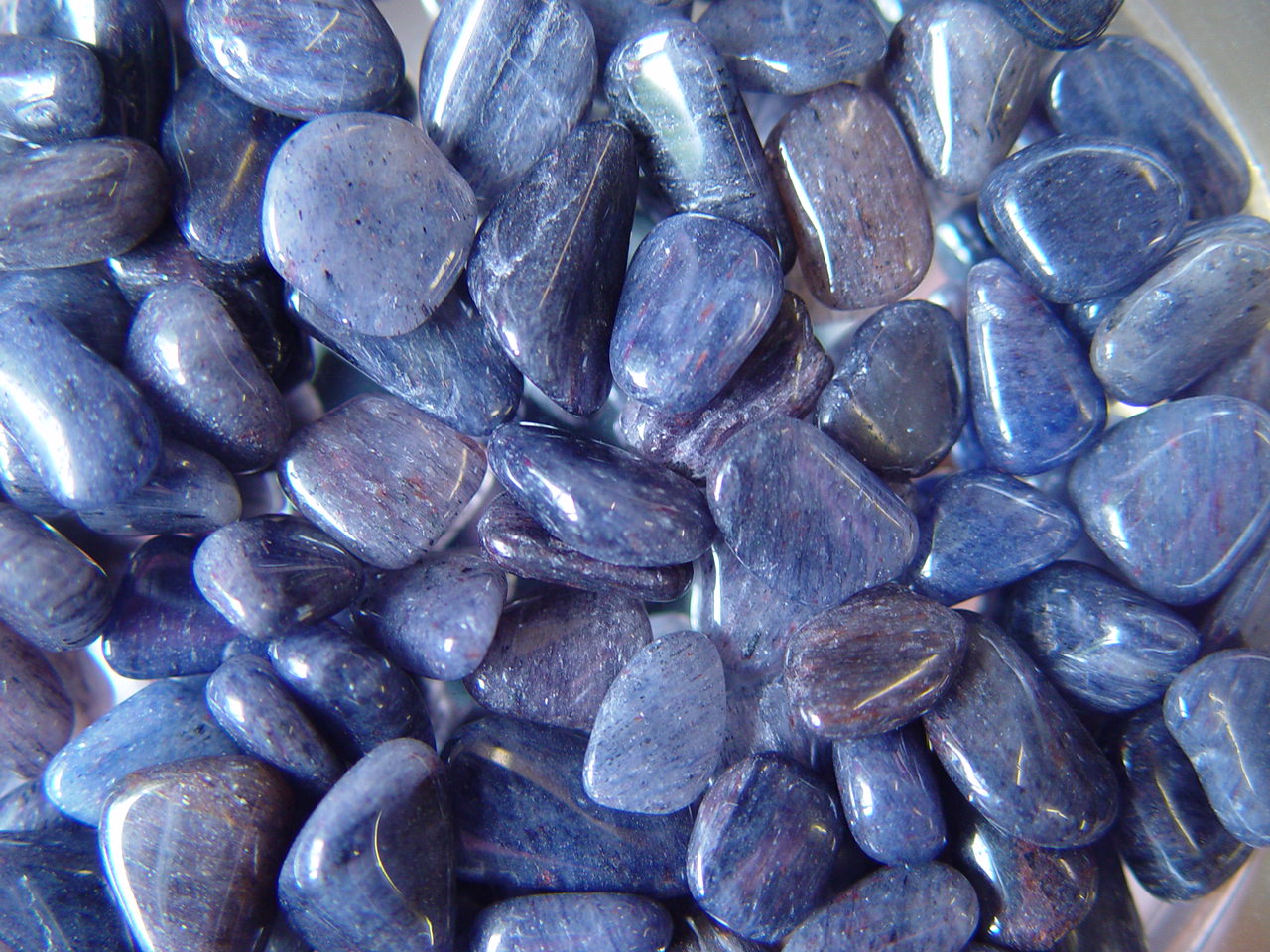 Aventurin blau - Kristallstab A