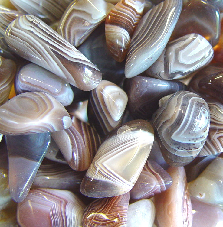 Bänderachat - Kristallstab C-Füllung