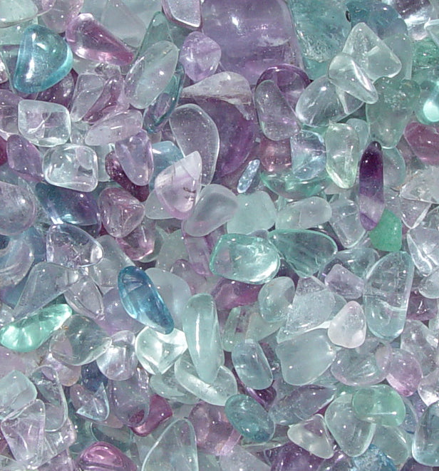 Fluorit grün-violett - Kristallstab C-Füllung