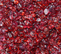 Granat hellrot Pyrop 1A Perlen - Kristallstab C-Füllung