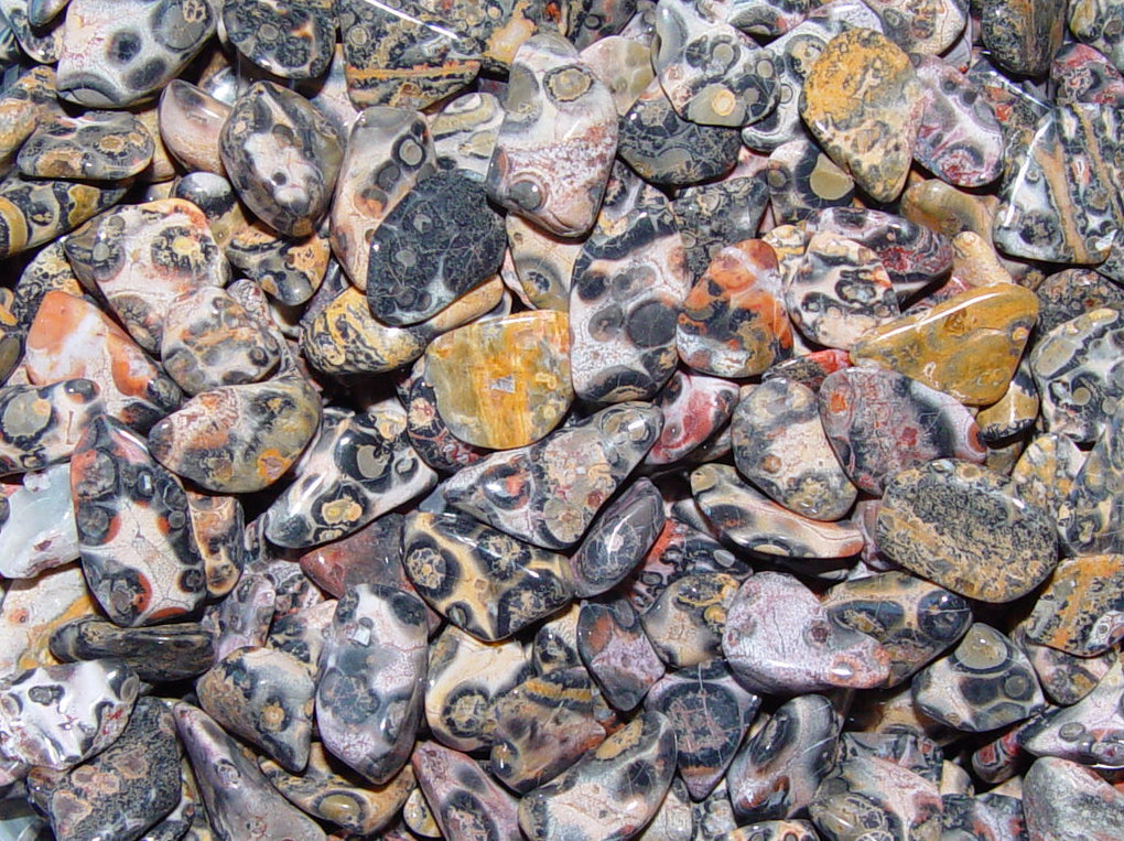 Jaspis - Leoparden - Kristallstab A