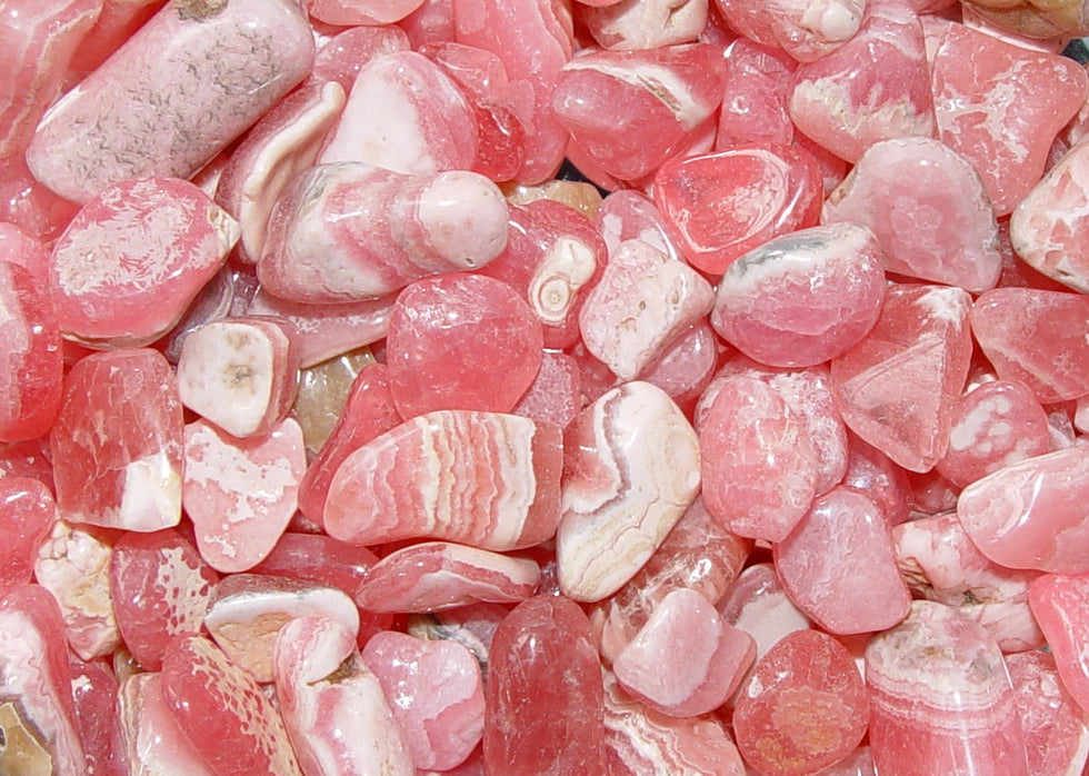 Rhodochrosit 1A - Kristallstab B-Modell