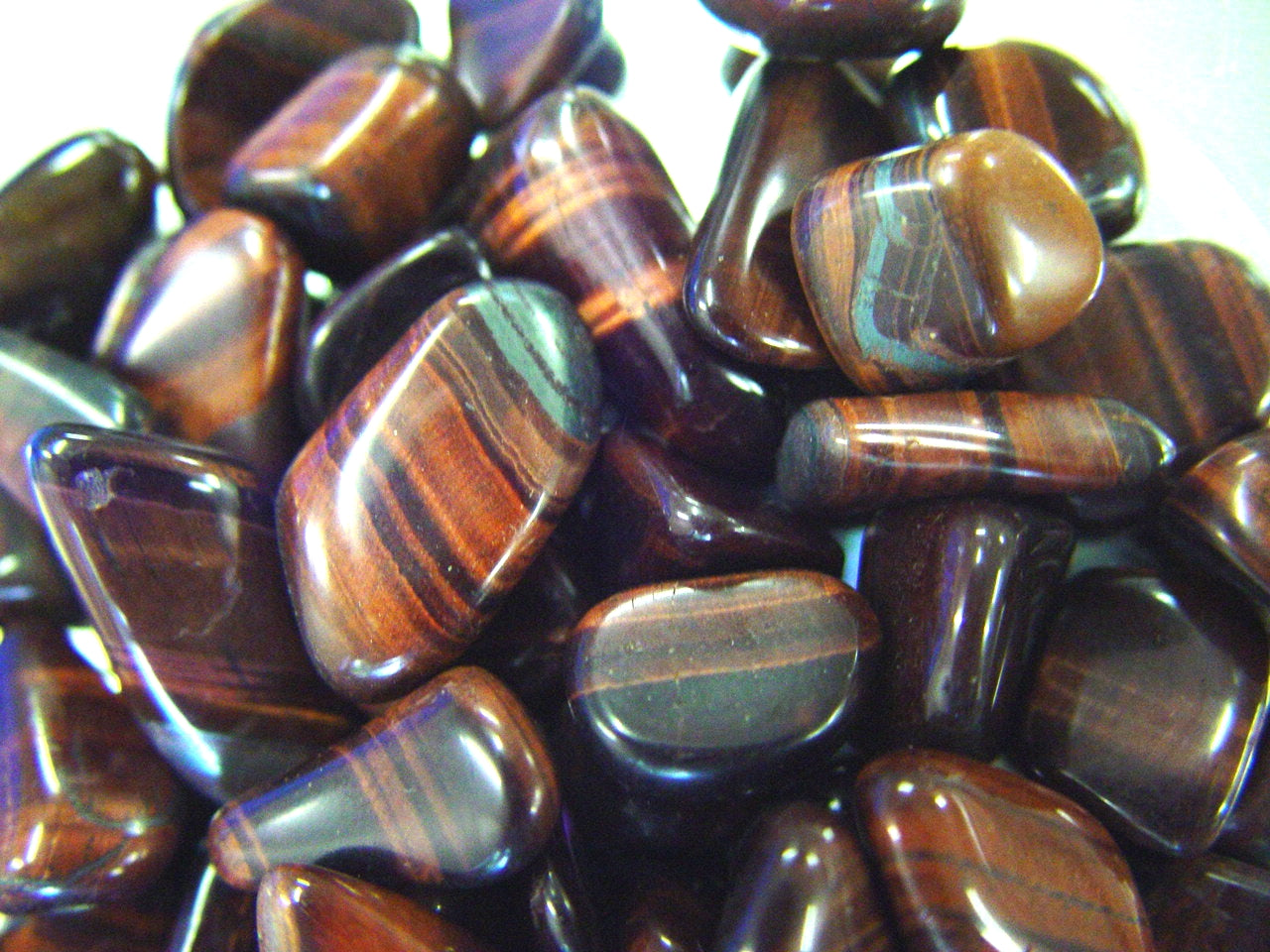 Tigerauge rot - Kristallstab A