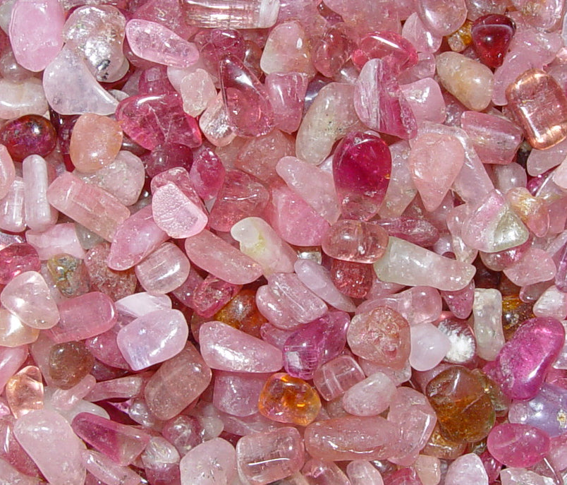 Turmalin rosé - Kristallstab B-Modell