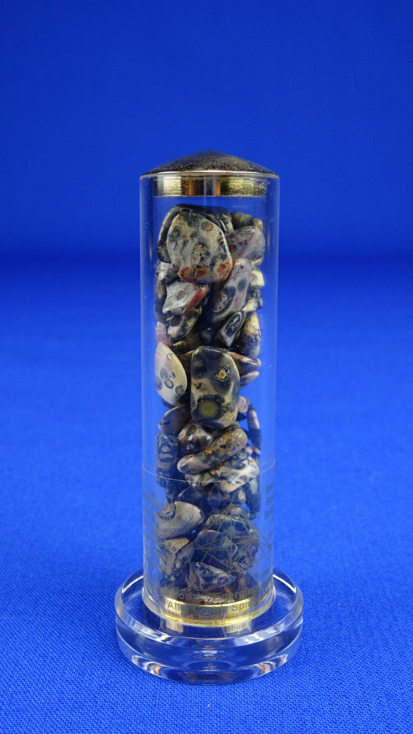 Jaspis - Leoparden - Kristallstab A