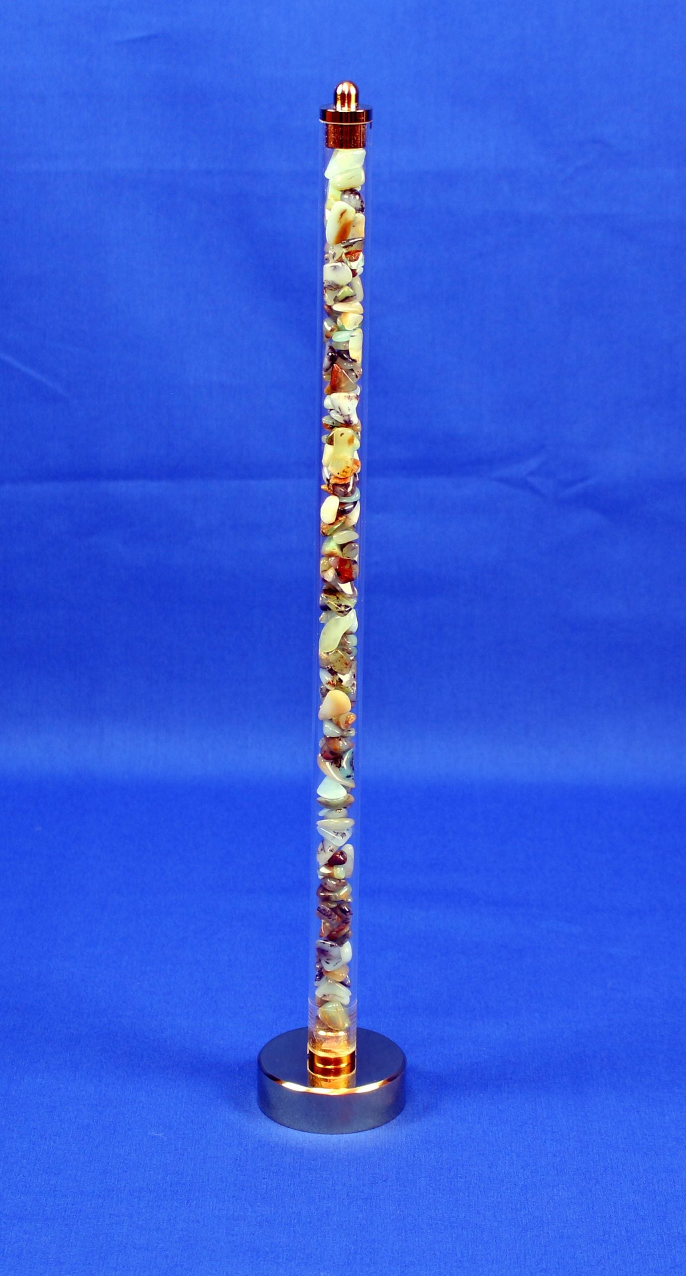 Andenopal - braun/blau - Kristallstab B-Modell